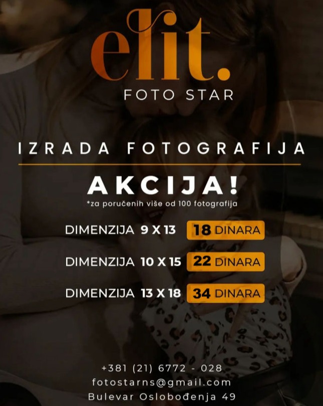 akcija izrada fotografija